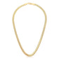Colar corrente malha ouro 6mm