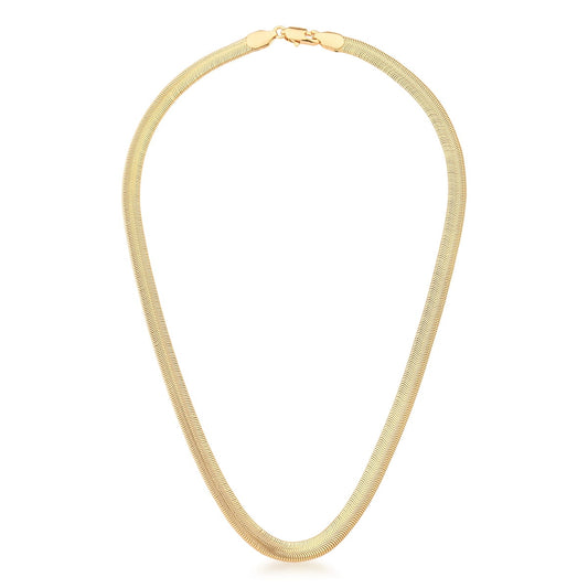 Colar corrente malha ouro 6mm
