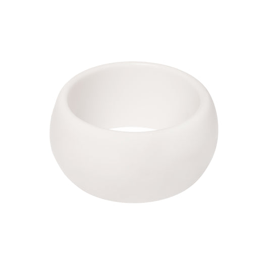 Bracelete Resina Branco Brilhante