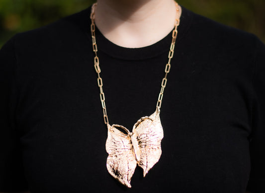 Colar Papillon Ouro